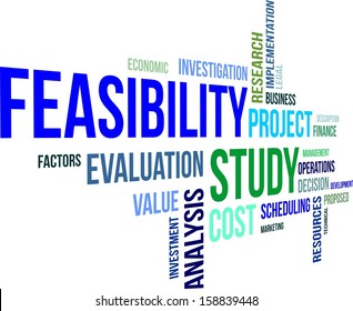 A Word Cloud Of Feasibility Study Related Items