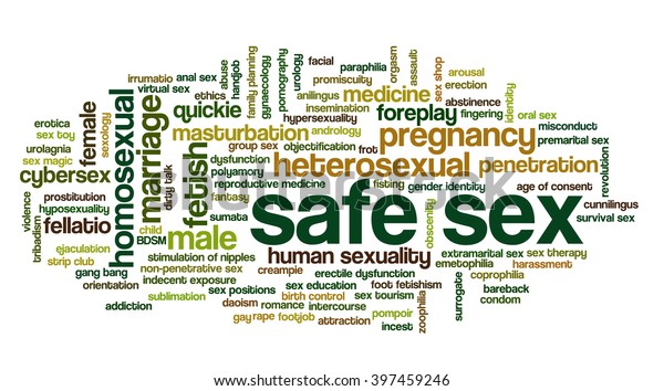 Word Cloud Illustrating Words Related Human Stock Vector