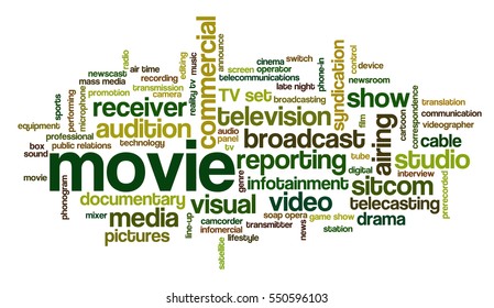 Word Cloud Related Tv Business Keywords Stock Vector (Royalty Free ...