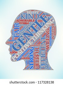 Word cloud, tag cloud text business concept and arrangement for Positive Thinking. Word collage. Vector illustration.