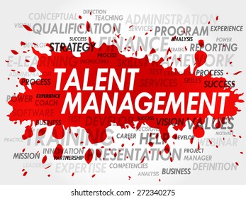 Word cloud of Talent Management related items