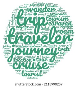 Word Cloud - Travel and Journey