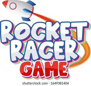 Word-Design für Raketenracker-Spielgrafik