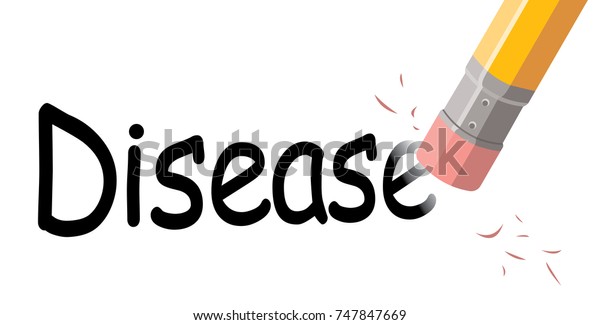 Word Disease Erased Stock Vector (Royalty Free) 747847669