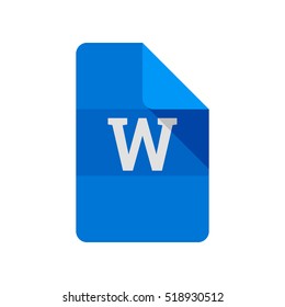 Word document. Vector icon.