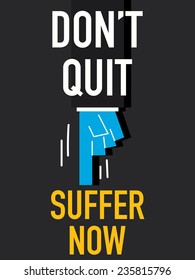Word DON'T QUIT 
