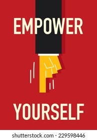 Word EMPOWER YOURSELF