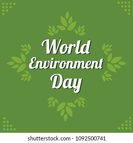Word environment day background tree