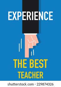 Word EXPERIENCE vector illustration
