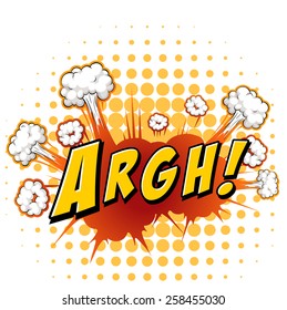 Word expression with abstract background