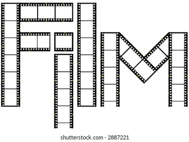 Película de Word producida por tiras de película vacías