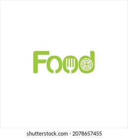 word food logo vector template