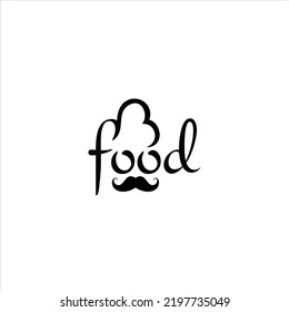 word food logo vector template