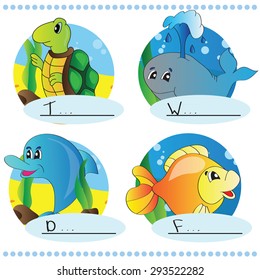 Word game for kids - What is drawn on the picture