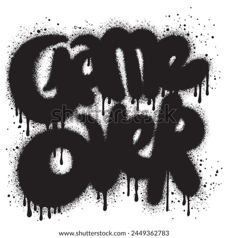 Word Game over in graffiti style and grunge. Designs for banners, web pages, screen savers.