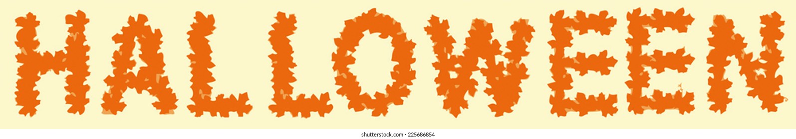 the word Halloween