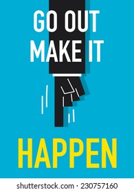 Word HAPPEN vector illustration