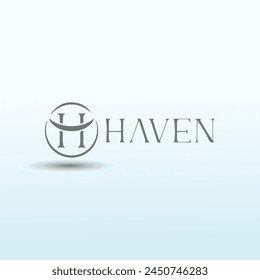 Word Haven Vektorgrafik Logo Design