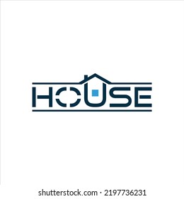 word house logo vector template