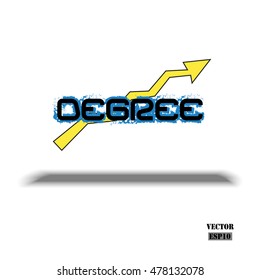 Word icon. Vector education Icon