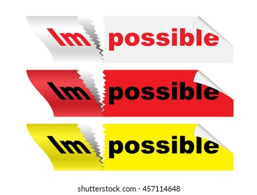 Word impossible transformed into possible