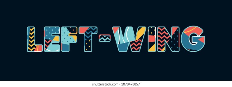 word-leftwing-concept-written-colorful-abstract-stock-vector-royalty