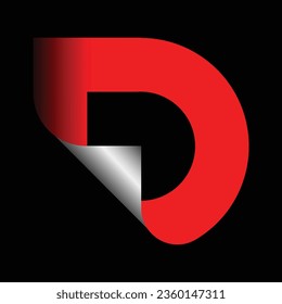Word-Logo-Design-"D"-Illustrationen mit Patches für T-Shirts und andere Verwendungszwecke