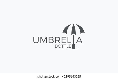 Logo de marca de Word forma paraguas en letra l	
