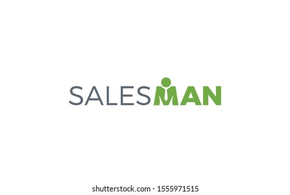 Word mark logo forms employee symbol in letter m