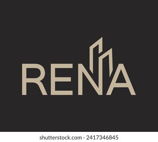 Word Mark Real State Logo Free Design