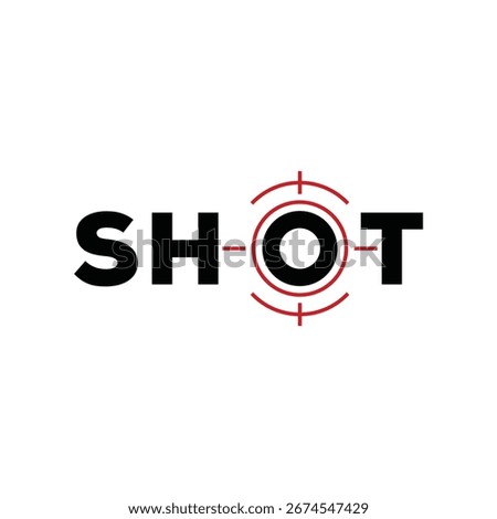 word mark shot logo design inspiration
