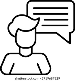 Icono de Vector boca a boca. Se puede utilizar para aplicaciones de impresión, móviles y de Web.