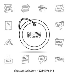 word sale key chain icon. Detailed set of clearance sale icons. Premium graphic design. One of the collection icons for websites, web design, mobile app on white background