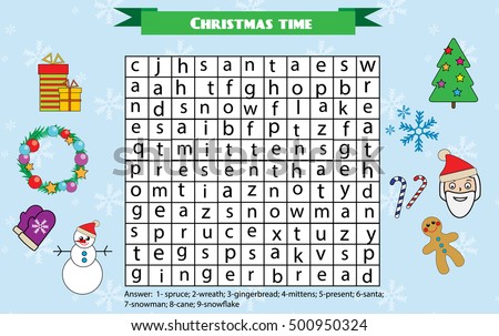 Word Search Puzzle Kids Activity Sheet เวกเตอร์สต็อก (ปลอดค่าลิขสิทธิ์