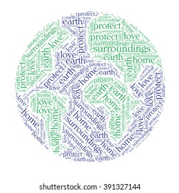 word sharp vector design earth