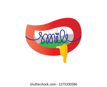 The word of Smile logo