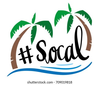 Palabra social con ilustraciones oceánicas y arbóreas