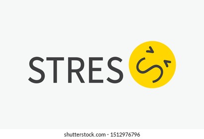Word Stress and Negative Mood Yellow Emoji Banner