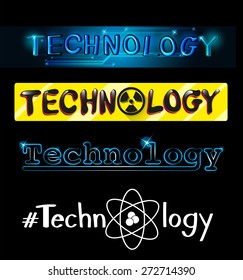 Word technology written in different style