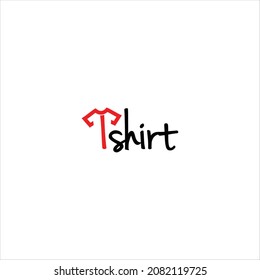 word t-shirt logo vector template