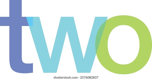 word two various pastel color isolated on white background