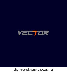 word of vector logotype modern design