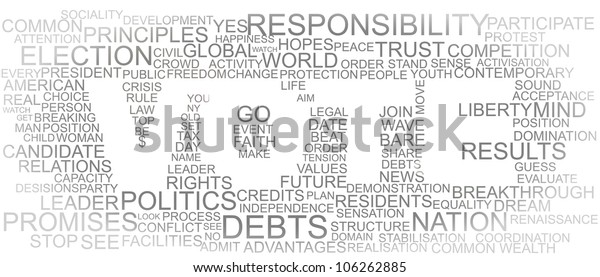 Word Vote Made Different Important Statement Stock Vector - 