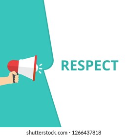 Word writing text Respect. Vector illustration