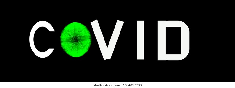 word written on black background