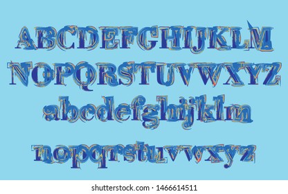 Wordart  art design vector Typeface letter 
