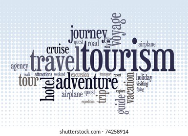 Wordcloud of turism