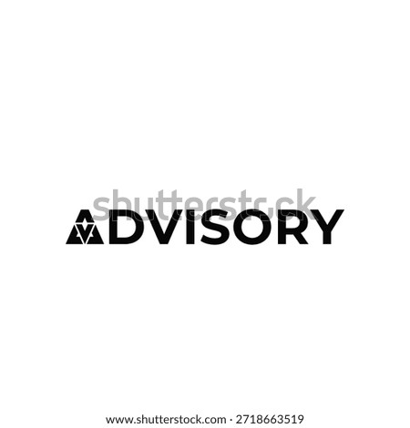 WORDMARK ADVISORY LOGO DESIGN IDEA VECTOR