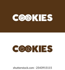 wordmark bakery logo konzept cookies .negative raum logo für business 