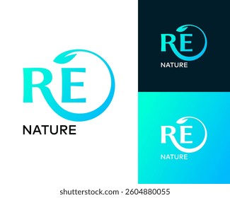 Wordmark design about refresh nature.

